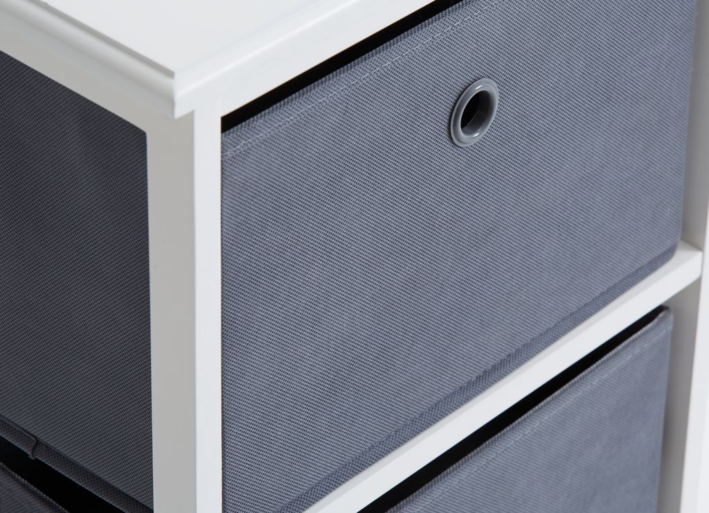 3 boxes chest white/grey
