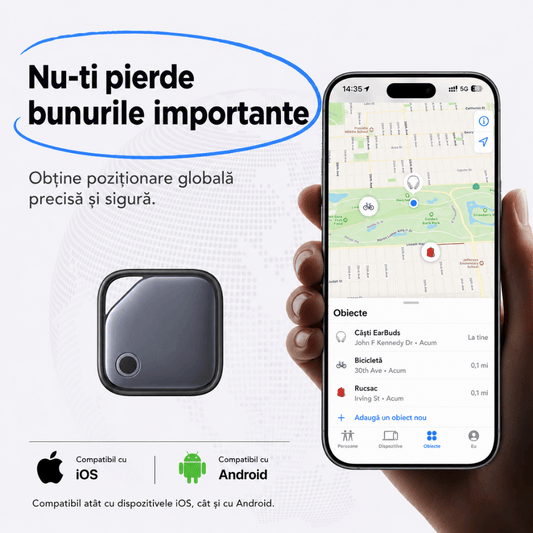 Dispozitiv localizare GPS (iOS si Android)
