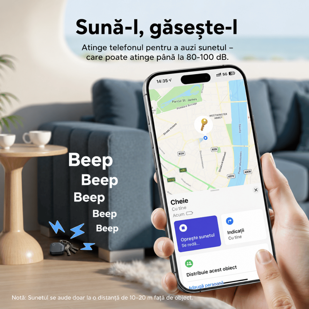 Dispozitiv localizare GPS (iOS si Android)