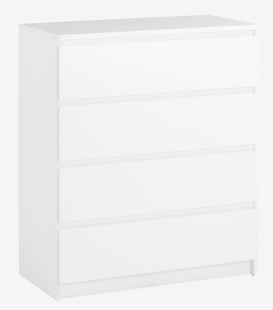 4 drawer chest  white