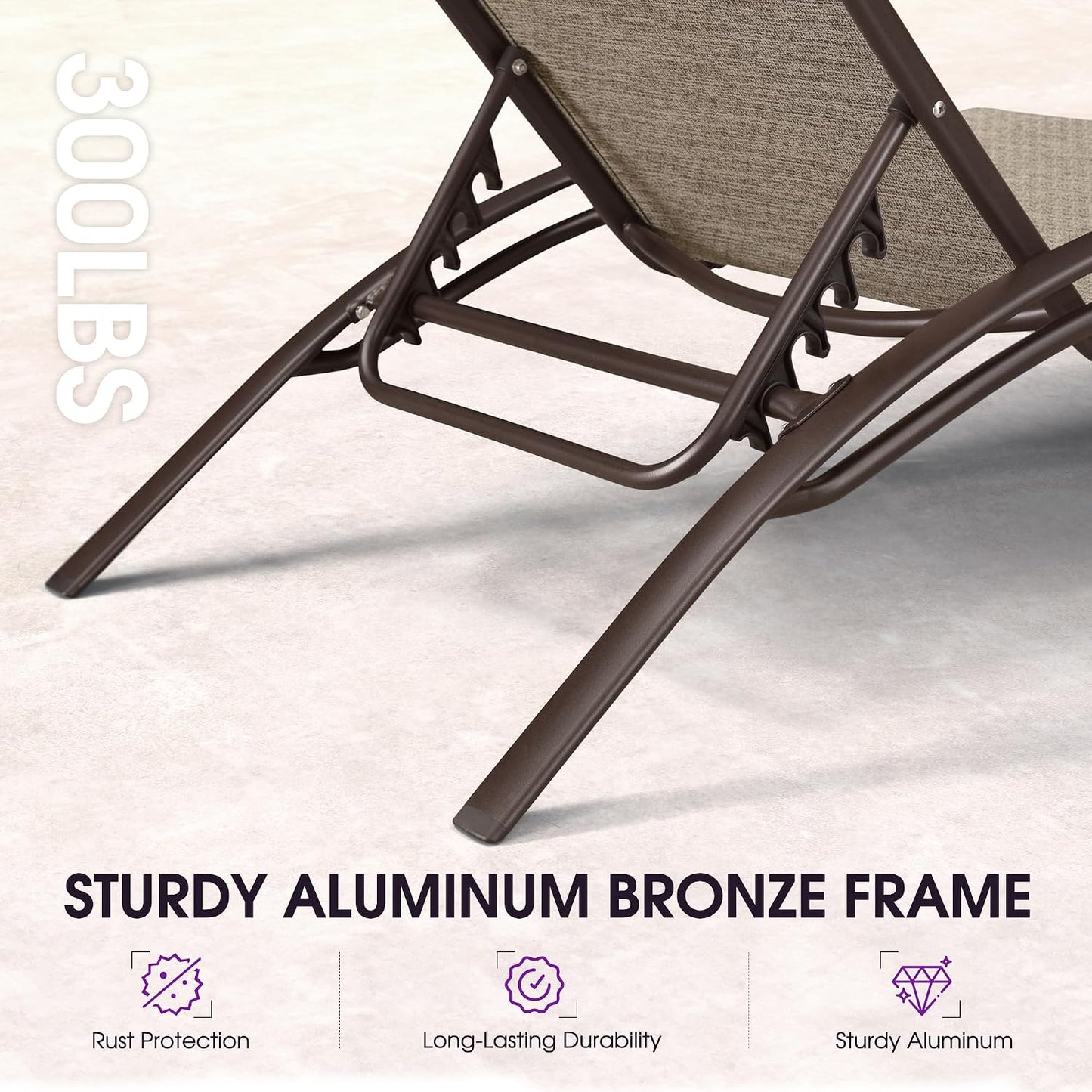 Pool Chaise Lounge Set of 3