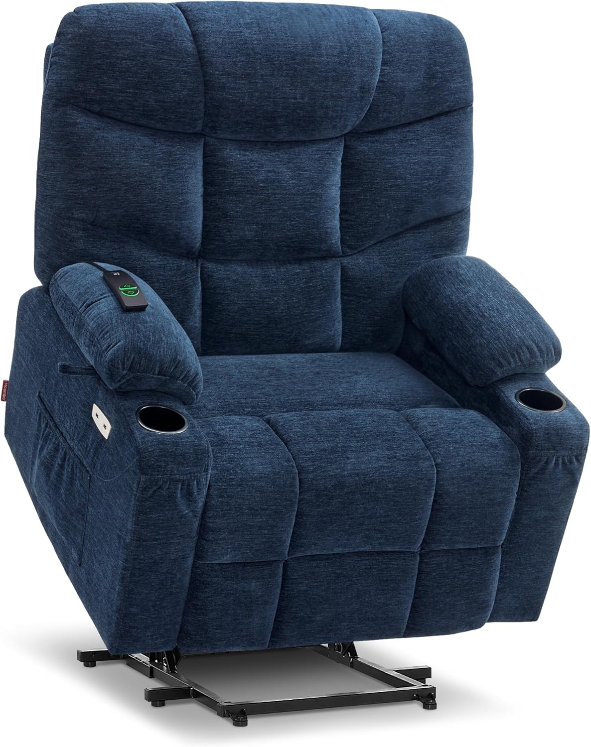 Power Lift Recliner Chair for Elderly,  Assist with Standing, 140° Recline, 4.7" Extra Footrest, USB/Type-C ports, Cup Holder, Easy Assembly, FSC Certified