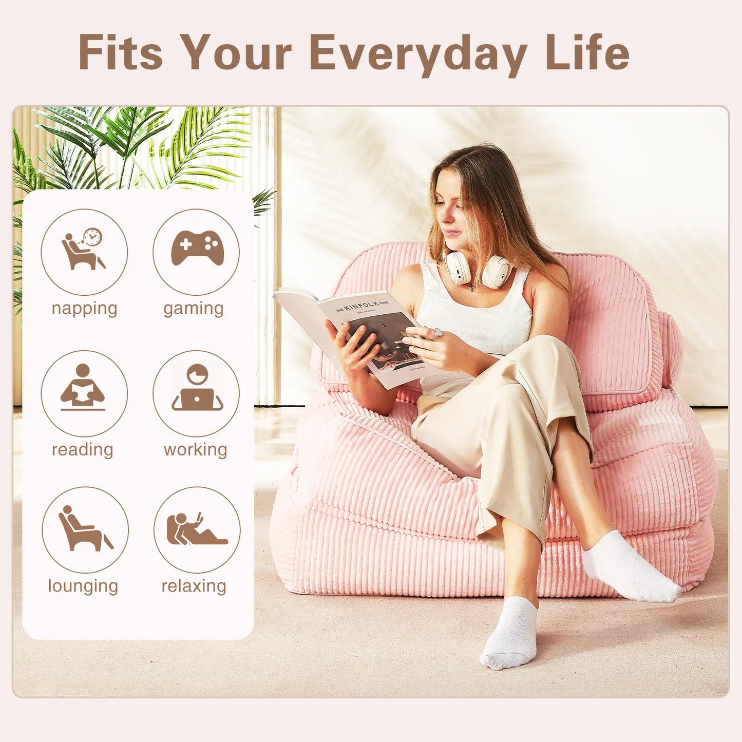Convertible Folding Couch - Modern Space-Saving Sleeper Bed